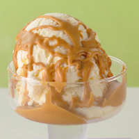 Vanilla Ice Cream with Melted Peanut Butter Recipe: How to ... image