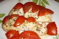 Tomato Basil Roasted Chicken Recipe - Food.com image