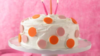 Polka Dot Cake Recipe - BettyCrocker.com image