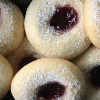 White Chocolate Raspberry Thumbprint Cookies Recipe ... image
