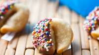Chocolate-Dipped Fortune Cookies with Sprinkles Recipe ... image