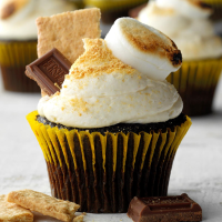 S'mores Cupcakes Recipe: How to Make It - Taste of Home image