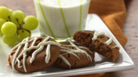 Molasses Cookies with White Chocolate Glaze Recipe ... image
