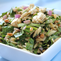 SPINACH AND ORZO SALAD RECIPES