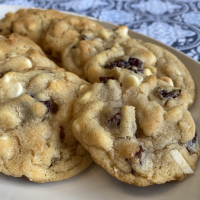 Cherry-Almond Cookies with White Chocolate Chips Recipe ... image
