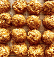 Peanut Butter and Honey No-Bake Cookies Recipe | Allrecipes image