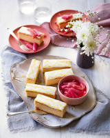 Rhubarb and custard slices - delicious. magazine image