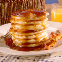 Cream Cheese Pancakes Recipe | MyRecipes image