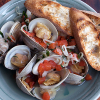 Clams Grilled in a Foil Pouch Recipe | Epicurious image