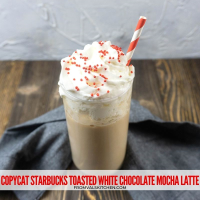 Copycat Starbucks Toasted White Chocolate Mocha Latte image