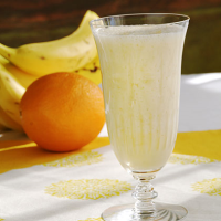 Orange-Banana Smoothie Recipe | MyRecipes image