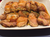 Marinated Chicken Thighs With Tangy Apricot Glaze Recipe ... image