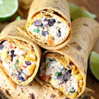 Southwest Cream Cheese Chicken Wraps — Let's Dish Recipes image