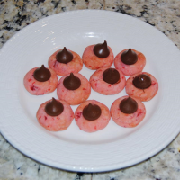 CHERRY COOKIE WITH CHOCOLATE KISSES RECIPES