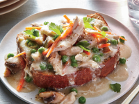 Chicken Potpie Tartines Recipe | Cooking Light image
