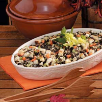 Wild Rice 'n' Bread Dressing Recipe: How to Make It image