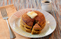 Buttermilk Pumpkin Pancakes Recipe | Allrecipes image