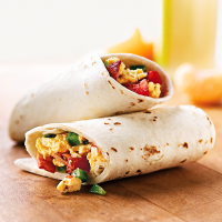 Breakfast Tortilla Wrap Recipe | EatingWell image