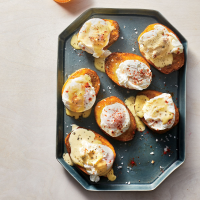 Potatoes Benedict with Make-Ahead Poached Eggs Recipe ... image