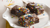 Brownies on a Stick Recipe - BettyCrocker.com image