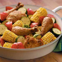 Corn and Chicken Dinner Recipe: How to Make It image