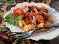 Harvest Pepper and Chicken Pasta Recipe | Allrecipes image