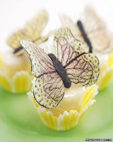 Petits Fours with Butterflies | Martha Stewart image