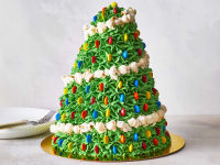 Christmas Tree Cake Recipe | MyRecipes image