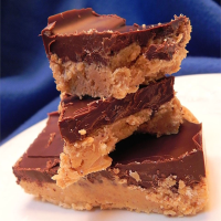 Chocolate Peanut Butter Squares Recipe | Allrecipes image