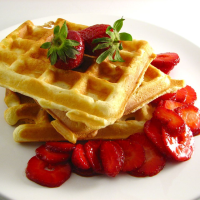 WAFFLES WITHOUT BUTTER RECIPES