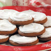 Frosted Molasses Cookies Recipe: How to Make It image