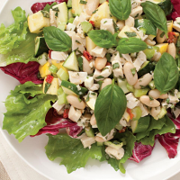 Chicken & White Bean Salad Recipe | EatingWell image