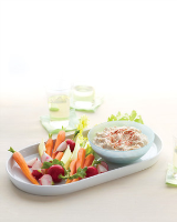 Caramelized-Onion Dip with Vegetables Recipe | Martha Stewart image