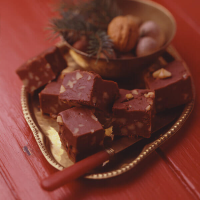 Chocolate Walnut Fudge Recipe | Land O’Lakes image