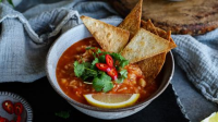 Pick Up Limes: Chickpea and Rice Tortilla Soup image