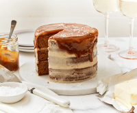 Brown Butter Cake with Salted Caramel - Gay Lea image