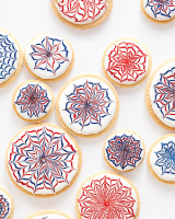 Red, White, and Blue Royal Icing Recipe | Martha Stewart image