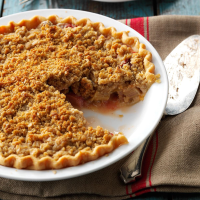 RHUBARB STRAWBERRY PIE WITH CRUMB TOPPING RECIPES