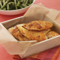Panko Pan-Fried Fish Strips Recipe | MyRecipes image