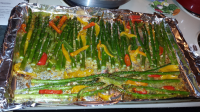 ROASTED ASPARAGUS AND PEPPERS RECIPES