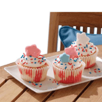 Summer Poke Cupcakes Recipe | MyRecipes image