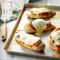 Chicken Provolone Recipe: How to Make It - Taste of Home: Find Recipes, Appetizers, Desserts, Holiday Recipes & Healthy Cooking Tips image
