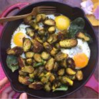Brussels sprouts Crocantes – primalrecipebook image