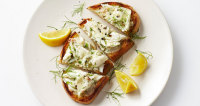 Crab Toast with Lemon Aioli Recipe | Bon Appétit image
