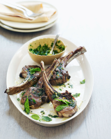 Lamb Chops with Mint Gremolata Recipe - Country Living image