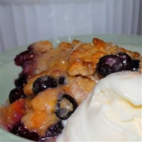 Huckleberry Peach Cobbler Recipe | Allrecipes image