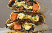 Ground Beef Breakfast Burrito image