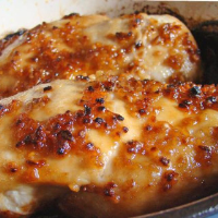 Cheesy Garlic Baked Chicken Recipe - BigOven.com image