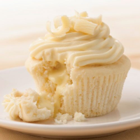 White Chocolate Cupcakes with Truffle Filling - Recipes ... image