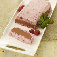 Frozen Raspberry-Chocolate Terrine Recipe | EatingWell image